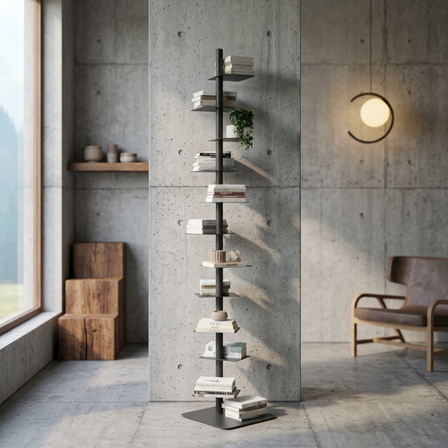 Vertical Tree Tower Bookshelf
