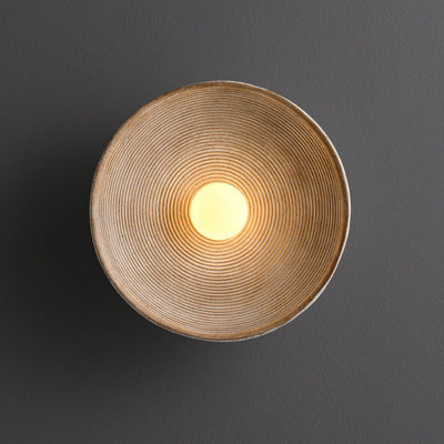 Wabi-Sabi Round Wall Sconce - Ø 20cm