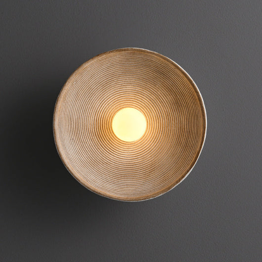 Wabi-Sabi Round Wall Sconce - Ø 20cm