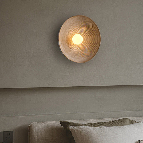 Wabi-Sabi Round Wall Sconce