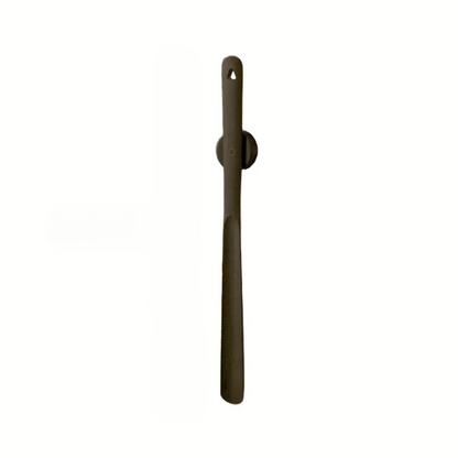 Wall-Mounted Long-Handle Wooden Shoehorn - Walnut