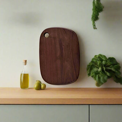 Walnut Wood Cutting and Serving Board - 23 cm x 15 cm