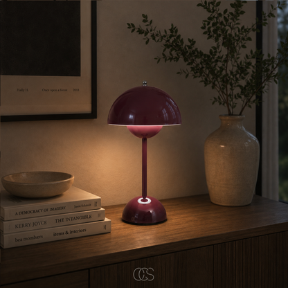 Wireless Dimmable Scandinavian Table Lamp