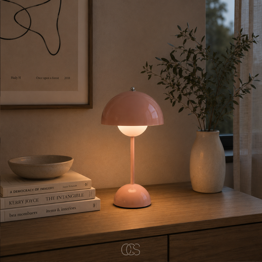 Wireless Dimmable Scandinavian Table Lamp