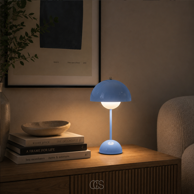 Wireless Dimmable Scandinavian Table Lamp
