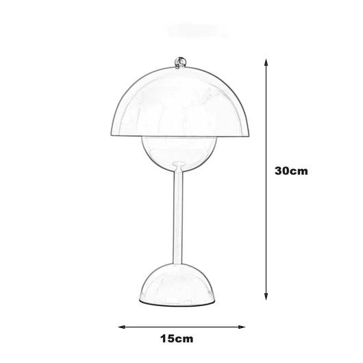 Wireless Dimmable Scandinavian Table Lamp