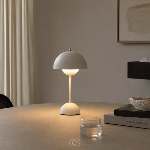 Wireless Dimmable Scandinavian Table Lamp