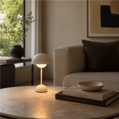 Wireless Dimmable Scandinavian Table Lamp