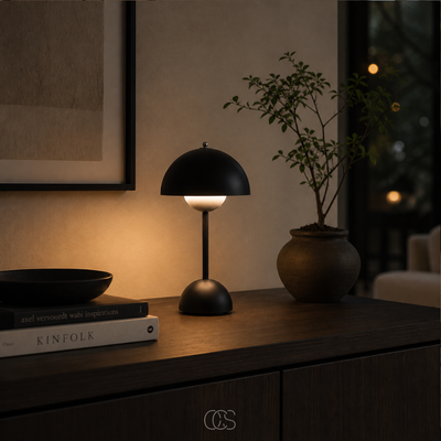 Wireless Dimmable Scandinavian Table Lamp
