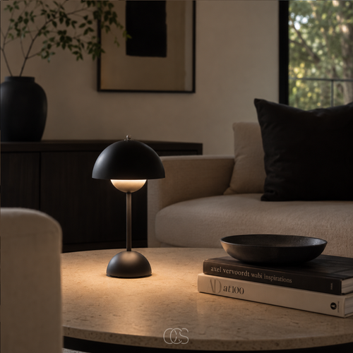 Wireless Dimmable Scandinavian Table Lamp