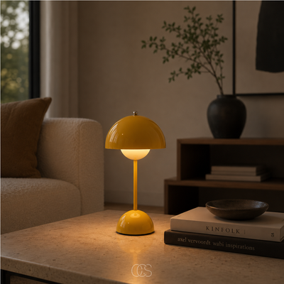 Wireless Dimmable Scandinavian Table Lamp