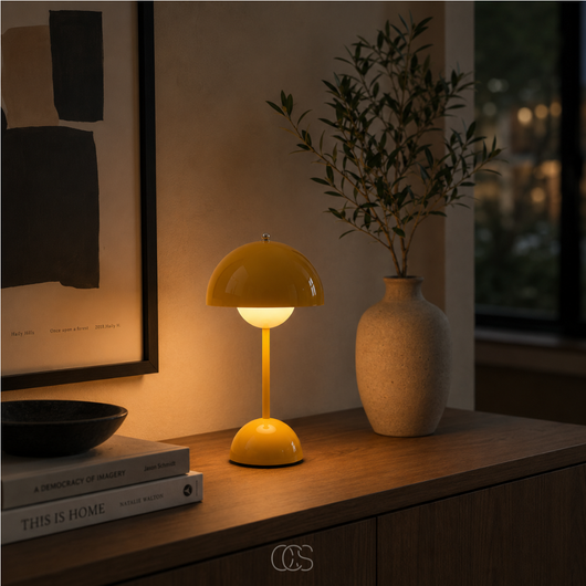 Wireless Dimmable Scandinavian Table Lamp