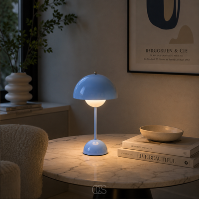 Wireless Dimmable Scandinavian Table Lamp