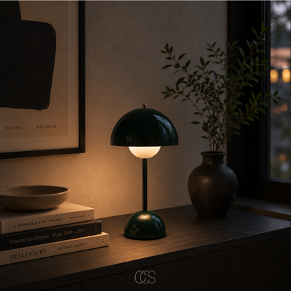 Wireless Dimmable Scandinavian Table Lamp