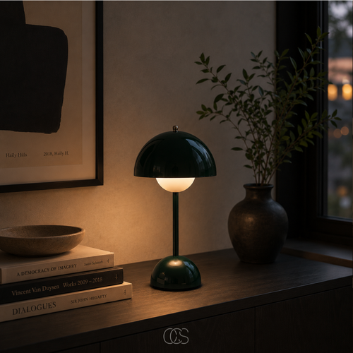 Wireless Dimmable Scandinavian Table Lamp
