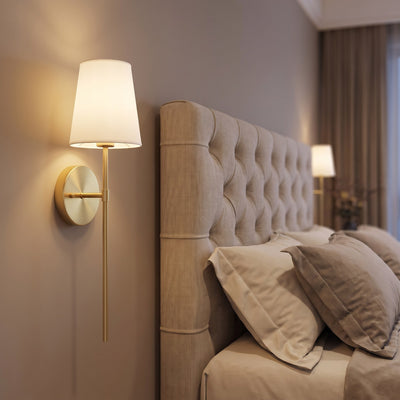 Wireless Rechargeable Brass Wall Sconce
