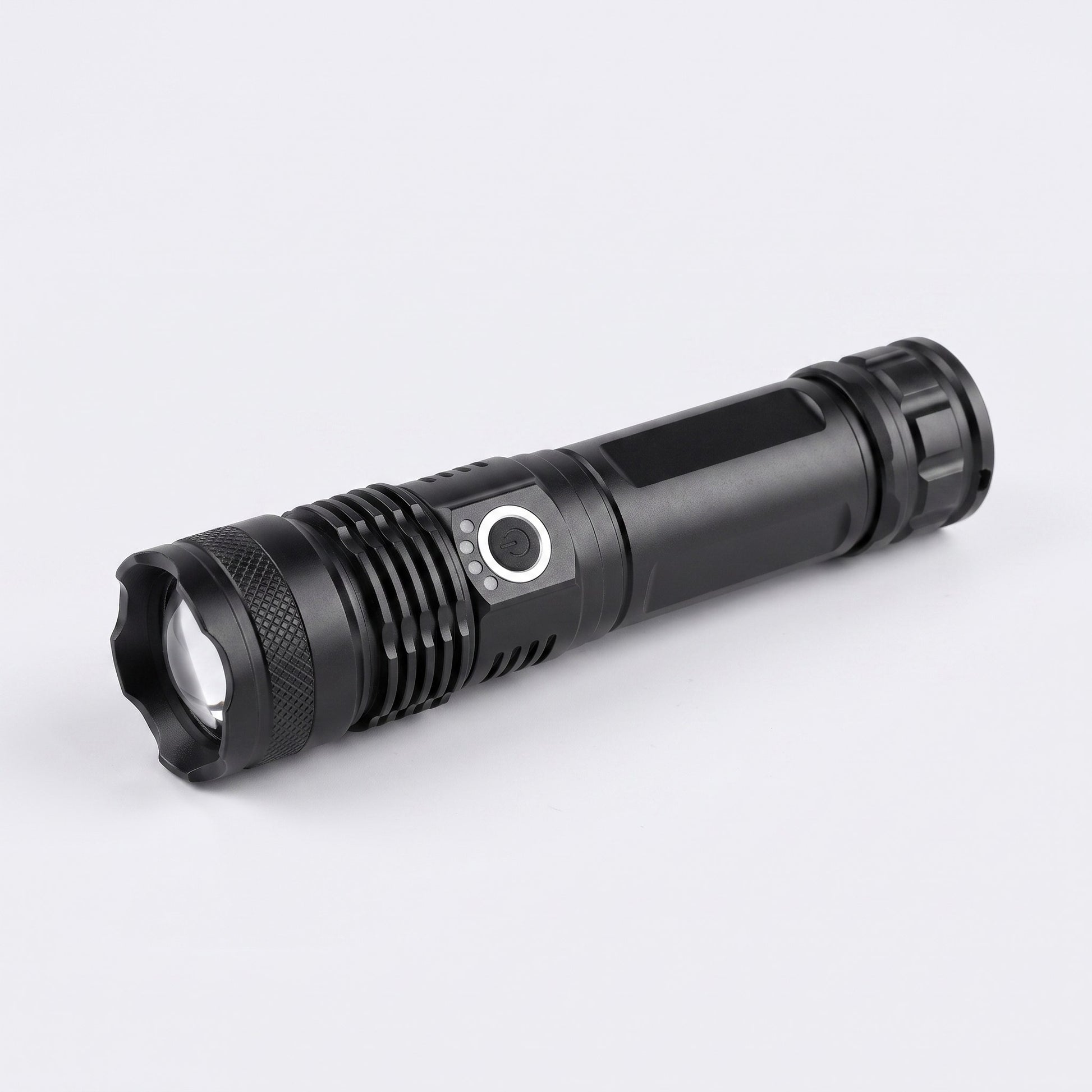 Zoomable USB-Rechargeable LED Tactical Flashlight